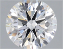 Del inventario de diamantes de laboratorio, 1.59 quilates, Redondo , Color F, claridad VVS2 y certificado IGI