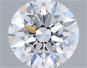 Lab Grown Diamond 1.10 Carats, Round with Excellent Cut, D Color, VVS2 Clarity and Certified by IGI