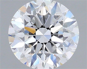 Picture of Lab Grown Diamond 1.10 Carats, Round with Excellent Cut, D Color, VVS2 Clarity and Certified by IGI