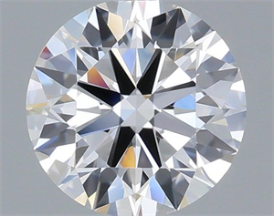 Picture of Lab Grown Diamond 0.86 Carats, Round with Ideal Cut, D Color, VVS2 Clarity and Certified by IGI