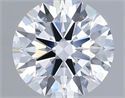 Del inventario de diamantes de laboratorio, 0.70 quilates, Redondo , Color F, claridad VVS1 y certificado IGI
