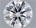 Lab Grown Diamond 1.21 Carats, Round with Ideal Cut, D Color, VVS2 Clarity and Certified by IGI