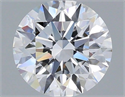 Lab Grown Diamond 0.86 Carats, Round with Ideal Cut, D Color, VVS2 Clarity and Certified by IGI