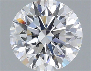 Picture of Lab Grown Diamond 0.86 Carats, Round with Ideal Cut, D Color, VVS2 Clarity and Certified by IGI