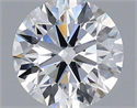 Lab Grown Diamond 1.01 Carats, Round with Ideal Cut, D Color, VVS1 Clarity and Certified by IGI