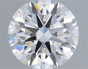 Picture of Lab Grown Diamond 1.01 Carats, Round with Ideal Cut, D Color, VVS1 Clarity and Certified by IGI