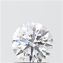 Lab Grown Diamond 1.03 Carats, Round with Ideal Cut, D Color, VS1 Clarity and Certified by IGI