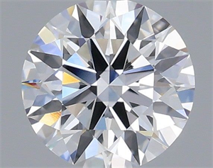 Picture of Lab Grown Diamond 1.02 Carats, Round with Ideal Cut, D Color, VVS2 Clarity and Certified by IGI