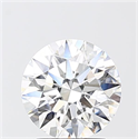 Del inventario de diamantes de laboratorio, 2.10 quilates, Redondo , Color E, claridad VVS2 y certificado IGI
