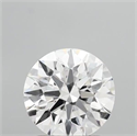 Lab Grown Diamond 1.38 Carats, Round with Ideal Cut, D Color, VVS2 Clarity and Certified by IGI