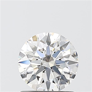 Picture of Lab Grown Diamond 1.03 Carats, Round with Ideal Cut, F Color, VVS2 Clarity and Certified by IGI
