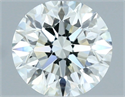 Natural Diamond 1.00 Carats, Round with Excellent Cut, H Color, VVS2 Clarity and Certified by IGI