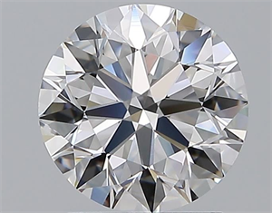 Picture of Natural Diamond 2.01 Carats, Round with Excellent Cut, D Color, VVS2 Clarity and Certified by GIA
