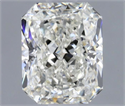 Natural Diamond 0.92 Carats, Radiant with  Cut, I Color, VVS2 Clarity and Certified by GIA