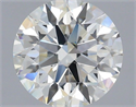 Lab Grown Diamond 1.22 Carats, Round with Excellent Cut, H Color, VS1 Clarity and Certified by IGI