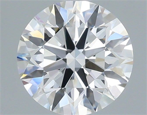 Picture of Lab Grown Diamond 1.00 Carats, Round with Ideal Cut, D Color, VVS2 Clarity and Certified by IGI