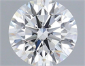 Natural Diamond 0.90 Carats, Round with Excellent Cut, F Color, VVS1 Clarity and Certified by IGI