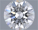 Natural Diamond 0.51 Carats, Round with Excellent Cut, E Color, VVS2 Clarity and Certified by IGI