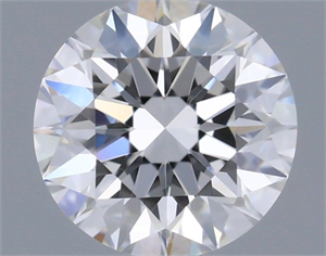 Picture of Natural Diamond 0.51 Carats, Round with Excellent Cut, E Color, VVS2 Clarity and Certified by IGI