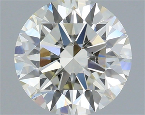 Picture of Natural Diamond 0.80 Carats, Round with Excellent Cut, J Color, SI1 Clarity and Certified by IGI