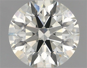 Picture of Natural Diamond 1.61 Carats, Round with Excellent Cut, M Color, VS2 Clarity and Certified by GIA