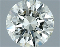 Natural Diamond 1.01 Carats, Round with Excellent Cut, J Color, VS1 Clarity and Certified by IGI