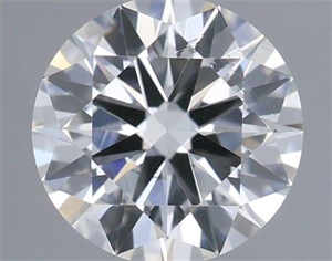Picture of Natural Diamond 0.58 Carats, Round with Excellent Cut, E Color, VS1 Clarity and Certified by IGI