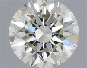 Picture of Natural Diamond 0.54 Carats, Round with Excellent Cut, H Color, VS2 Clarity and Certified by IGI