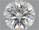 Natural Diamond 1.07 Carats, Round with Excellent Cut, K Color, SI2 Clarity and Certified by GIA