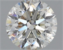 Natural Diamond 1.00 Carats, Round with Excellent Cut, J Color, SI2 Clarity and Certified by GIA