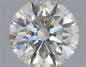 Picture of Natural Diamond 1.26 Carats, Round with Excellent Cut, J Color, SI1 Clarity and Certified by GIA