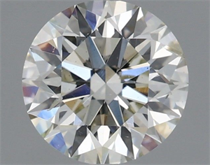 Picture of Natural Diamond 1.02 Carats, Round with Excellent Cut, K Color, SI2 Clarity and Certified by GIA