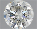 Natural Diamond 1.04 Carats, Round with Excellent Cut, I Color, SI1 Clarity and Certified by IGI