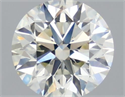 Natural Diamond 1.03 Carats, Round with Excellent Cut, J Color, VS1 Clarity and Certified by IGI