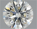 Natural Diamond 1.09 Carats, Round with Excellent Cut, J Color, VS2 Clarity and Certified by IGI