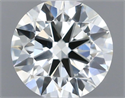 Diamante Natural 0.56 quilates, Redondo , Color H, claridad VVS2 y certificado IGI