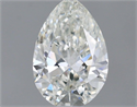 Diamante Natural 0.46 quilates, De pera , Color F, claridad VVS2 y certificado GIA