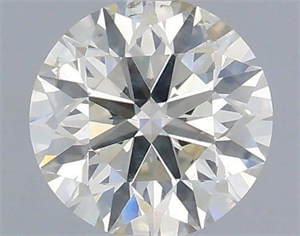 Picture of Natural Diamond 0.51 Carats, Round with Excellent Cut, J Color, SI2 Clarity and Certified by IGI