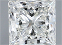 Natural Diamond 0.96 Carats, Princess with  Cut, H Color, VS1 Clarity and Certified by IGI