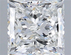 Picture of Natural Diamond 2.00 Carats, Princess with  Cut, G Color, VVS1 Clarity and Certified by GIA