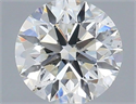Natural Diamond 0.41 Carats, Round with Excellent Cut, H Color, SI1 Clarity and Certified by IGI