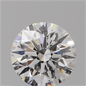 Natural Diamond 0.46 Carats, Round with Excellent Cut, D Color, VS1 Clarity and Certified by GIA