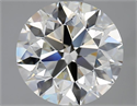 Natural Diamond 3.00 Carats, Round with Excellent Cut, J Color, VVS1 Clarity and Certified by GIA