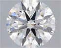 Del inventario de diamantes de laboratorio, 3.06 quilates, Redondo , Color G, claridad VS1 y certificado IGI