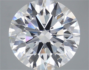 Picture of Lab Grown Diamond 5.08 Carats, Round with Ideal Cut, D Color, VS2 Clarity and Certified by IGI