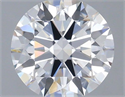 Del inventario de diamantes de laboratorio, 1.03 quilates, Redondo , Color D, claridad VVS2 y certificado IGI