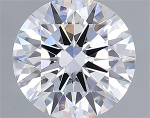 Picture of Lab Grown Diamond 1.04 Carats, Round with Ideal Cut, D Color, VVS2 Clarity and Certified by IGI