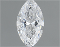 Natural Diamond 0.40 Carats, Marquise with  Cut, F Color, SI2 Clarity and Certified by GIA