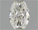 Natural Diamond 0.40 Carats, Oval with  Cut, H Color, VVS1 Clarity and Certified by GIA