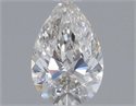 Natural Diamond 0.48 Carats, Pear with  Cut, H Color, VS2 Clarity and Certified by GIA